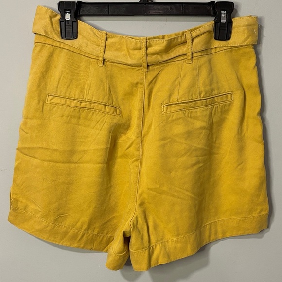 Nicole Miller Yellow High Waist Shorts - Picture 3 of 5